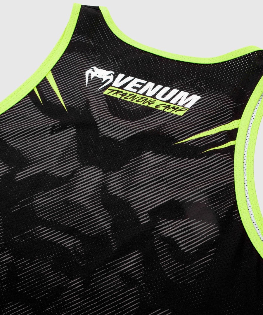 venum training camp 2.0 tank top - mustaneonkeltainen