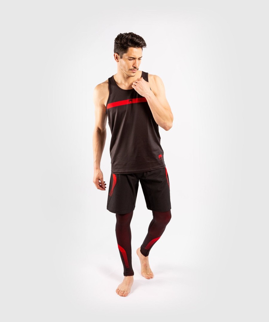 venum nogi 3.0 dry tech -hihainen paita - mustapunainen
