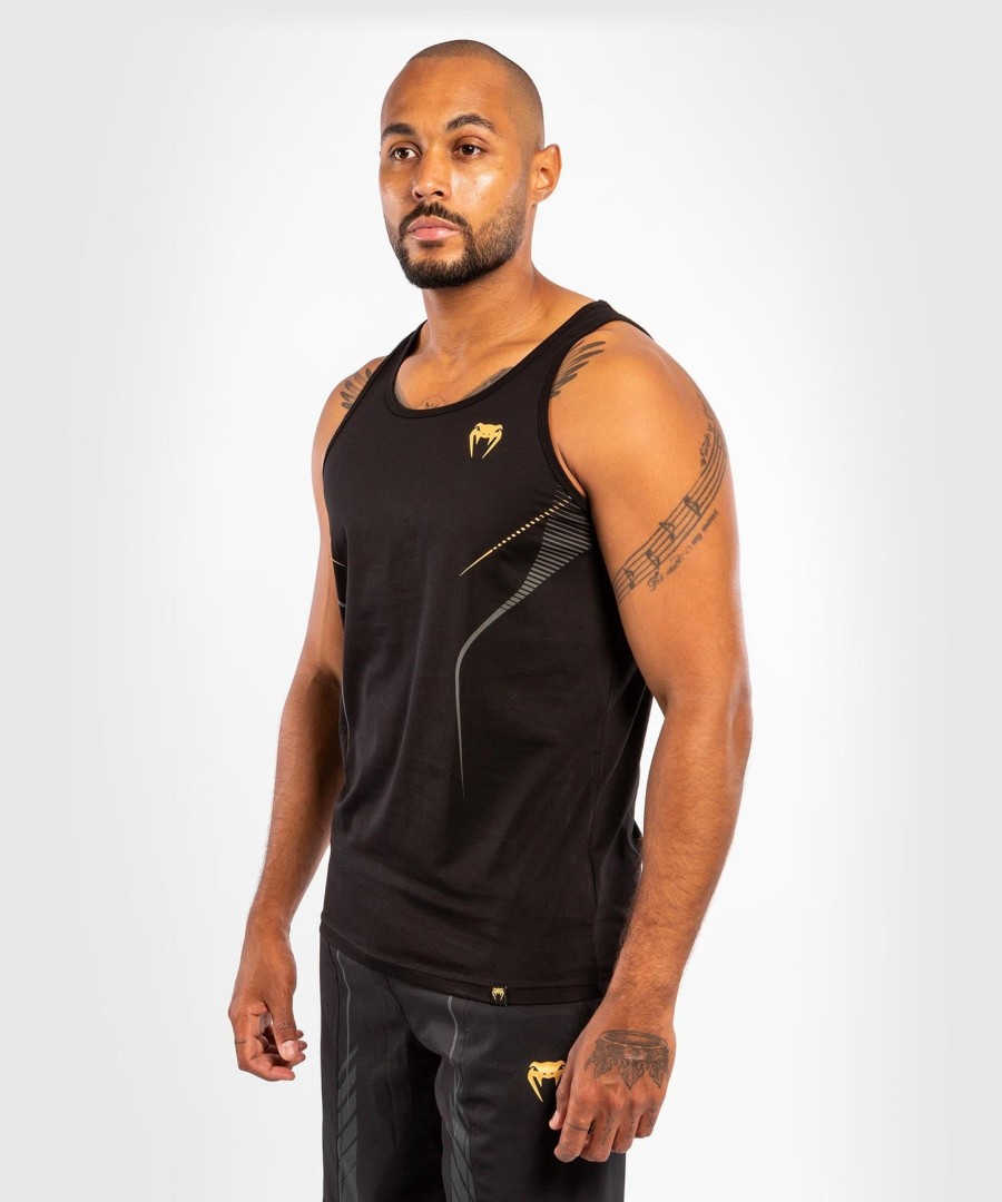 venum athletics -hihainen paita – mustakulta