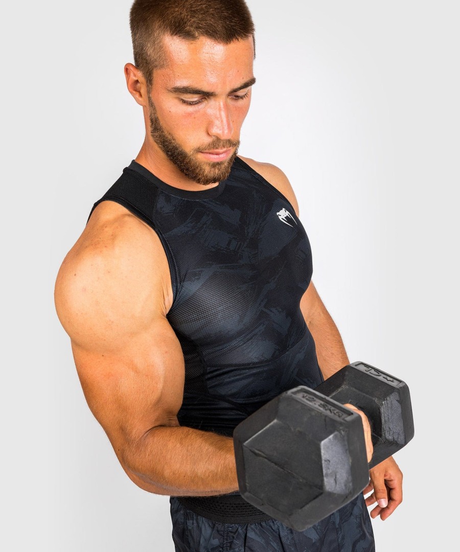 venum electron 3.0 rashguard - hihaton - musta
