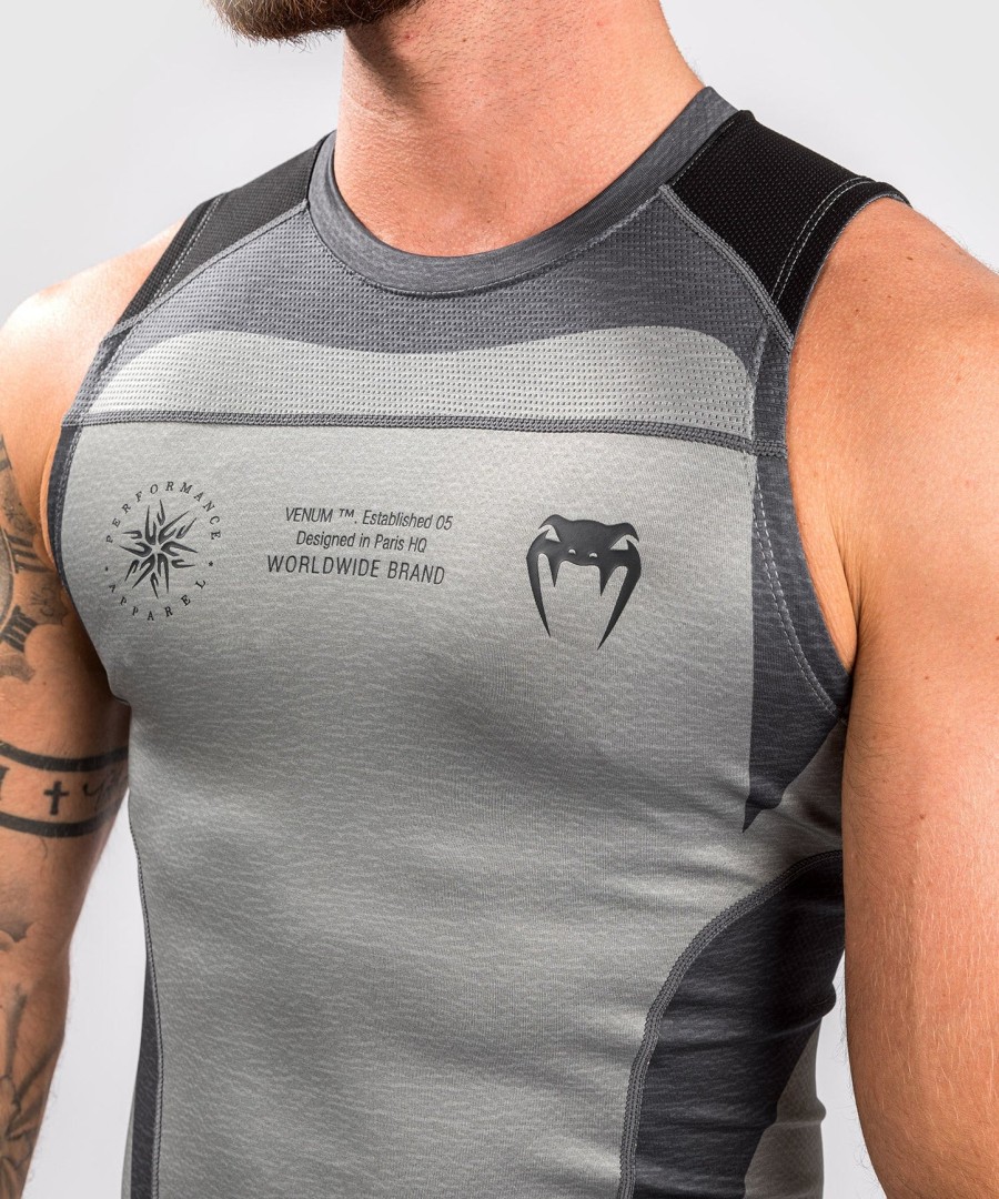 venum stone rashguard hihaton - mineraalinvihreä