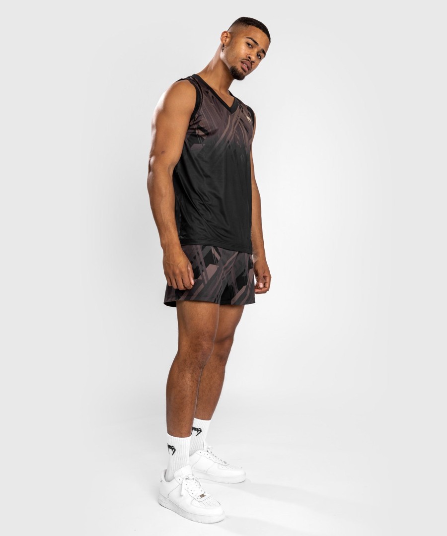 venum tecmo 2.0 dry tech -hihaton paita - mustaruskea