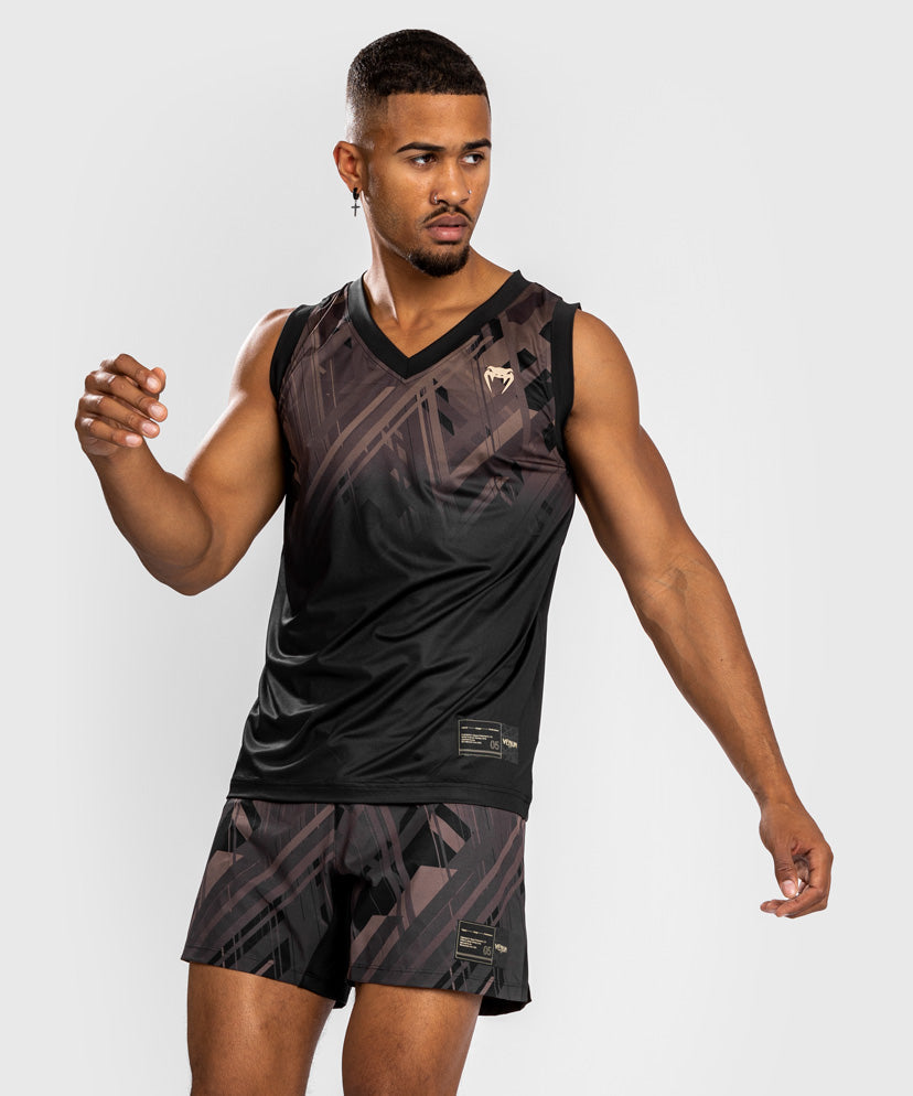 venum tecmo 2.0 dry tech -hihaton paita - mustaruskea