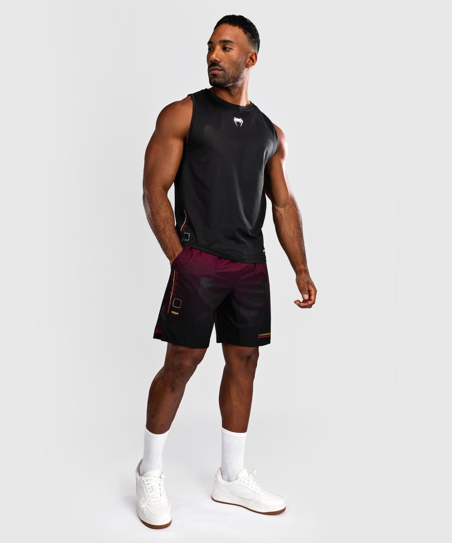 venum tactical xt miesten dry-tech tank top - mustapunainen