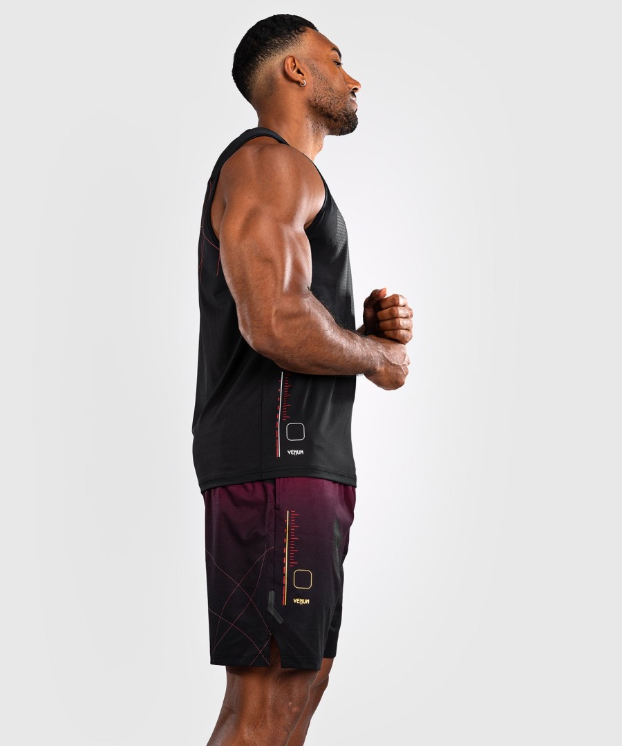 venum tactical xt miesten dry-tech tank top - mustapunainen