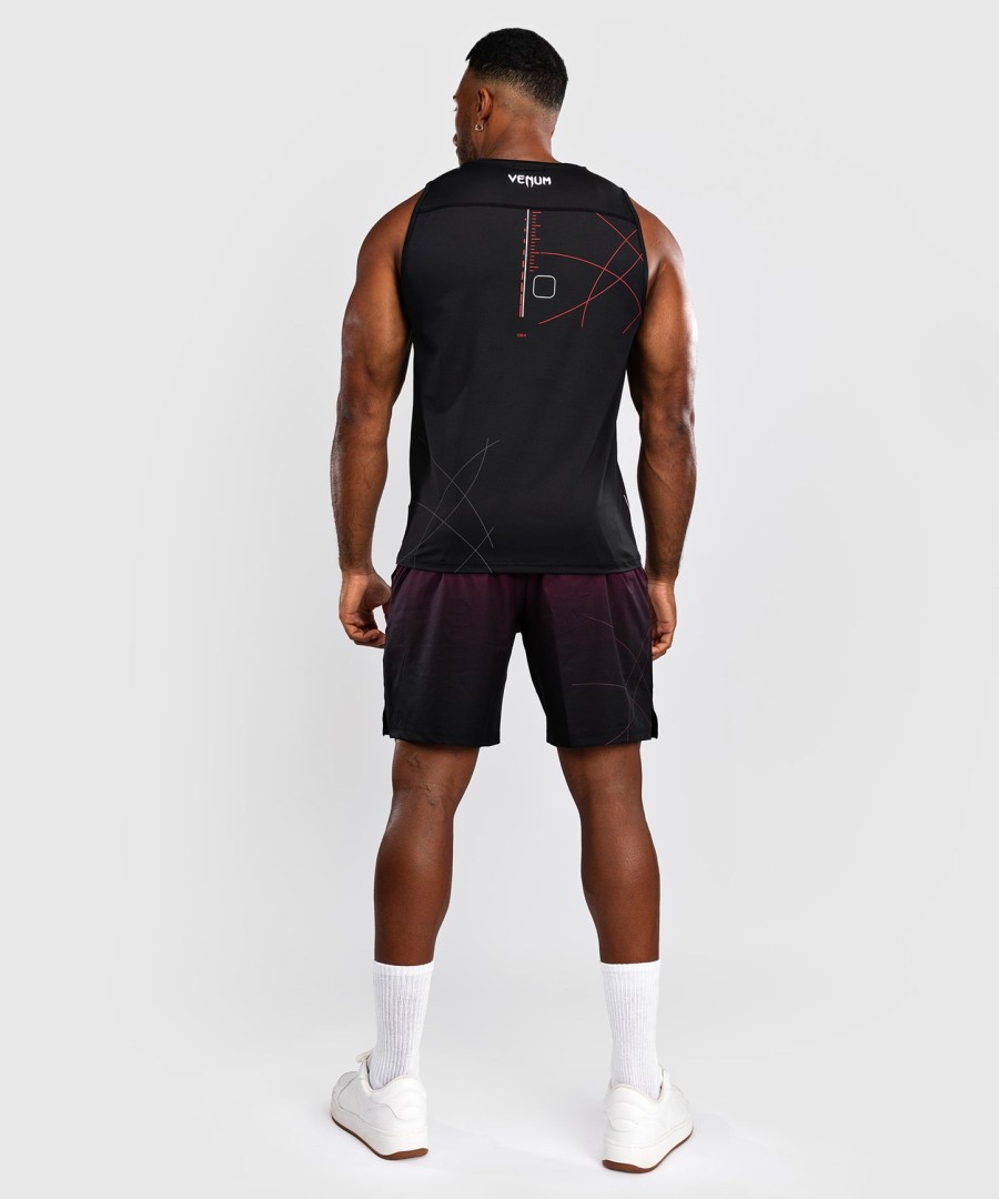 venum tactical xt miesten dry-tech tank top - mustapunainen