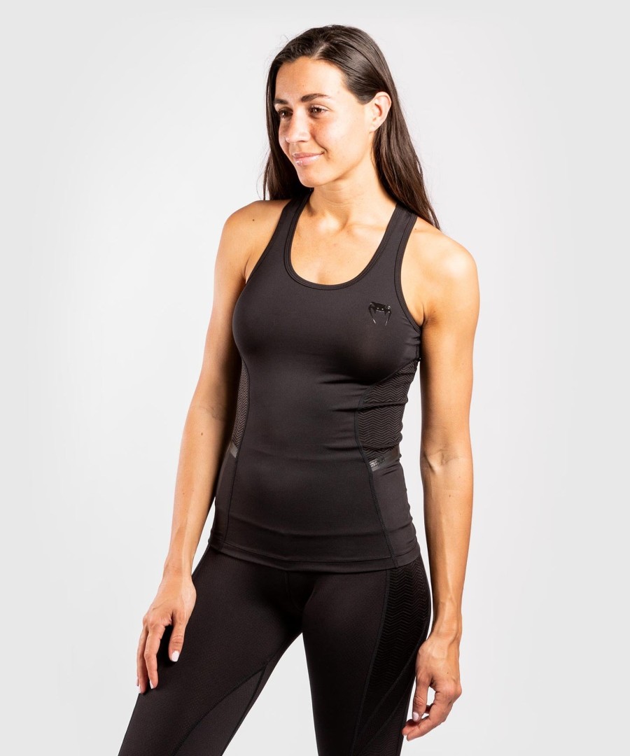 venum g-fit dry-tech -hihainen paita - naisille - mustamusta