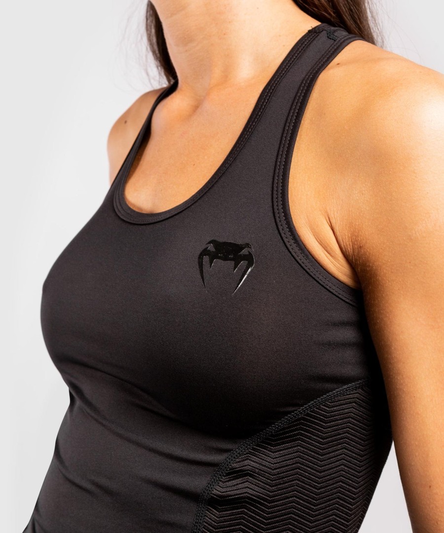 venum g-fit dry-tech -hihainen paita - naisille - mustamusta