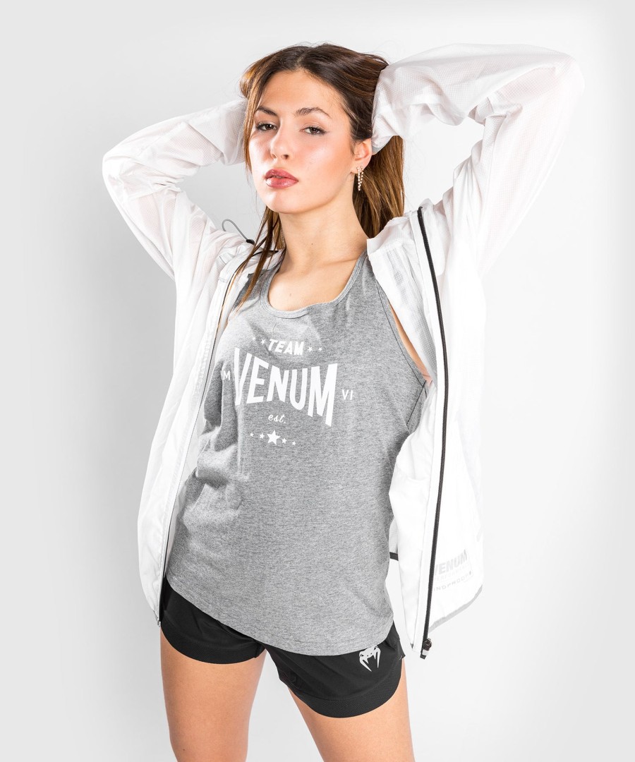 venum team 2.0 -hihainen paita - naisille - vaaleanharmaa