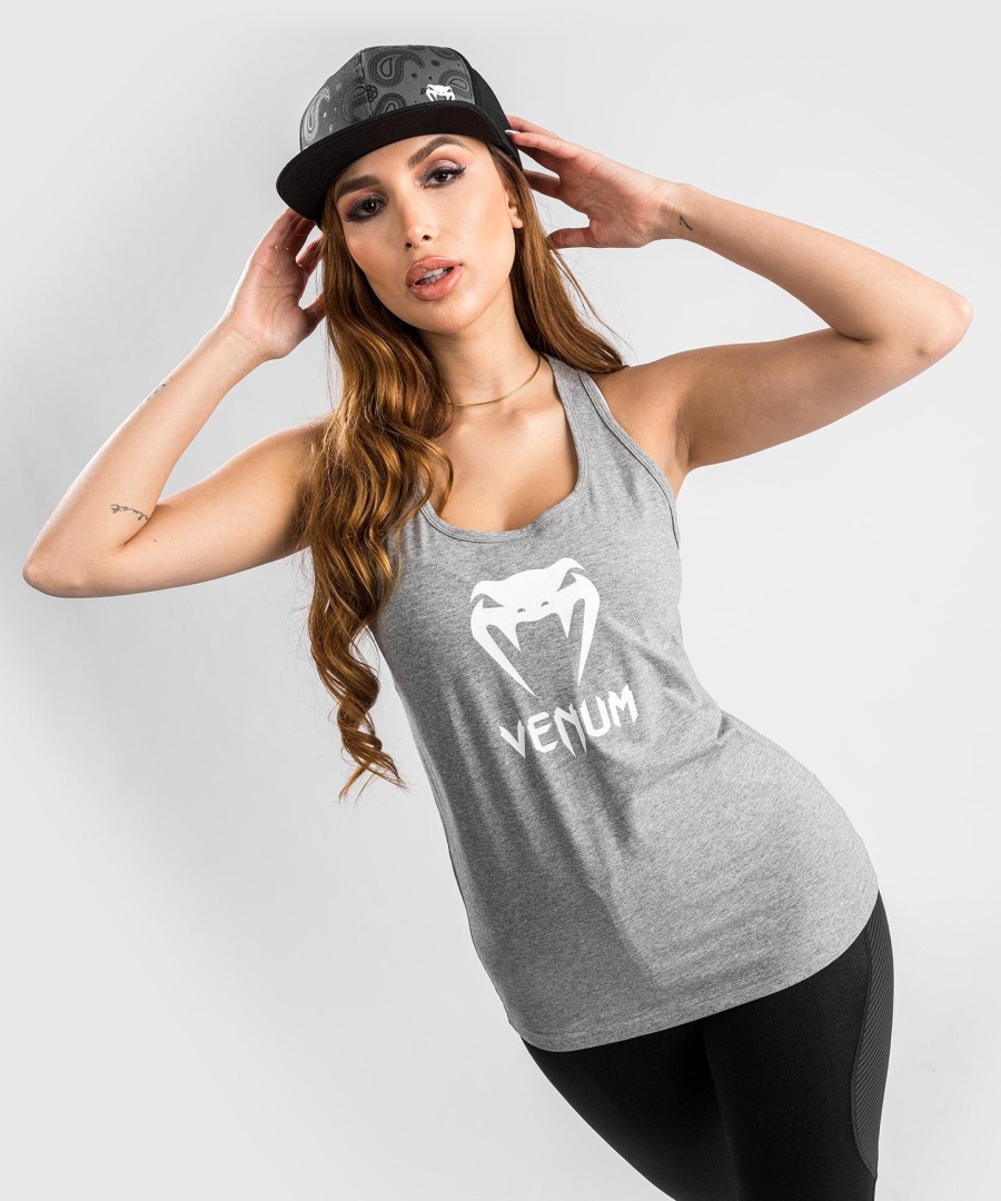 venum classic -hihaton paita - naisille - vaalean harmaa