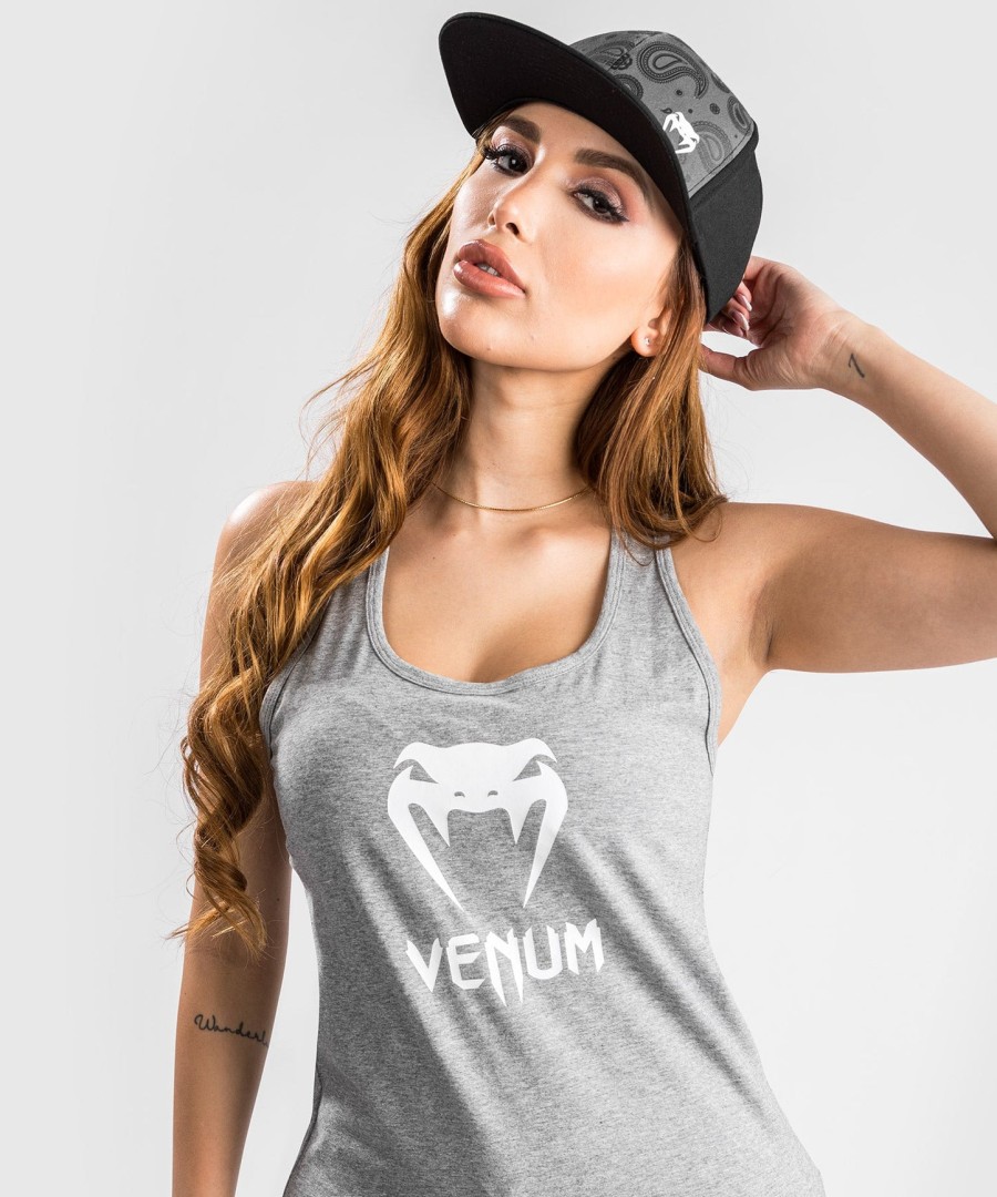 venum classic -hihaton paita - naisille - vaalean harmaa