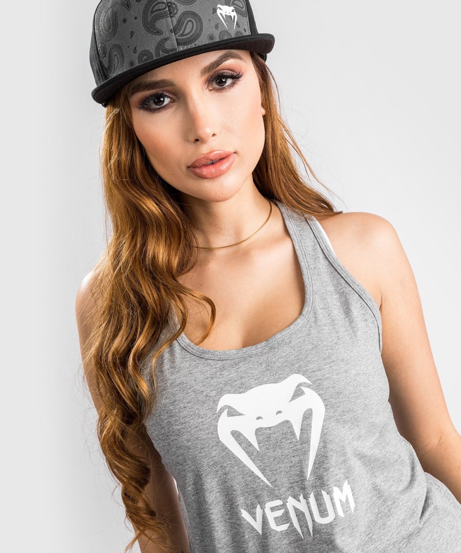 venum classic -hihaton paita - naisille - vaalean harmaa