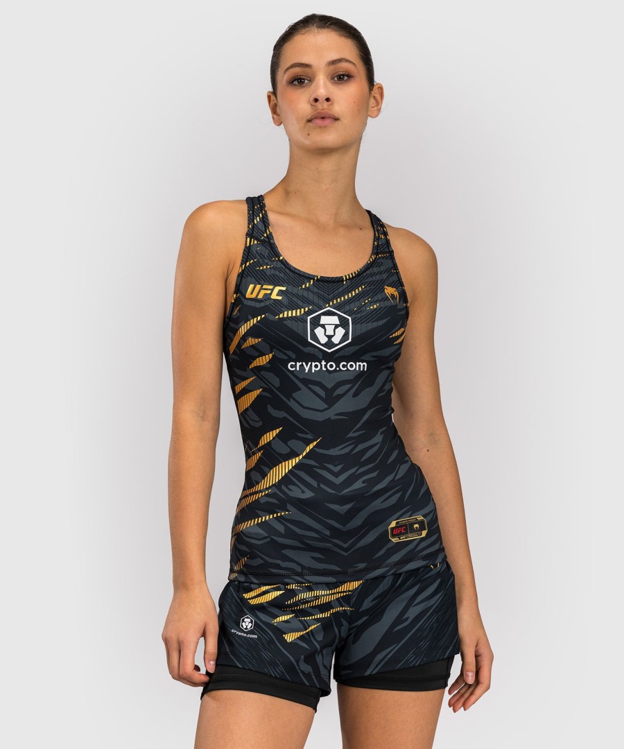 ufc fusion by venum authentic fight night naisten t-paita shelf bra - champion