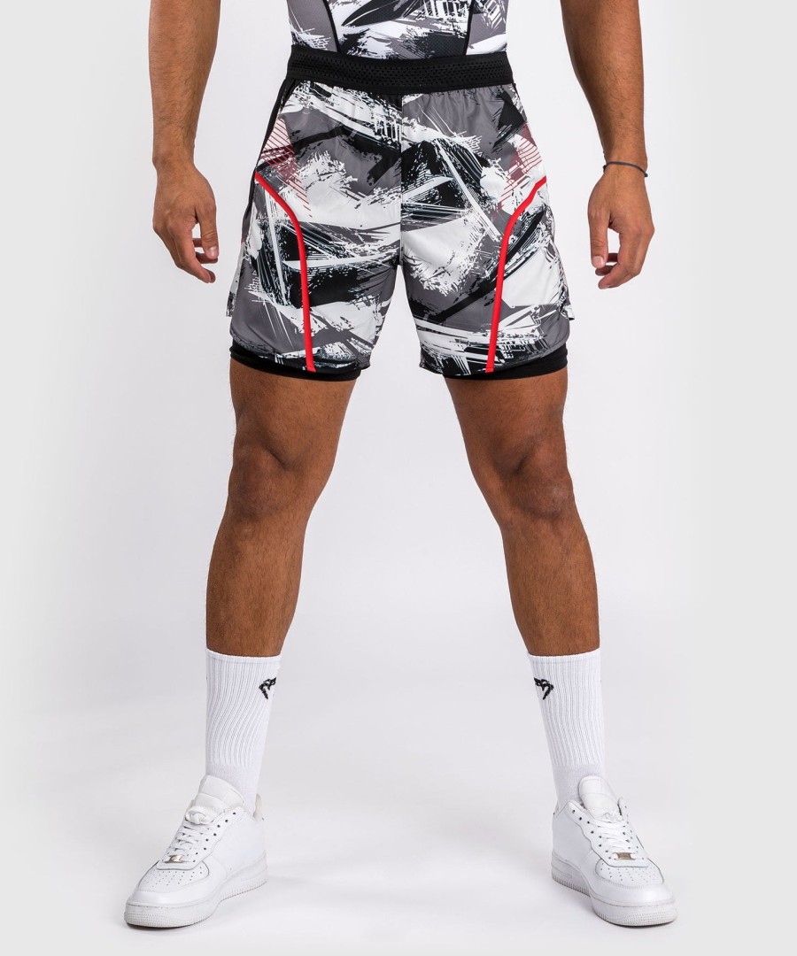 venum electron 3.0 treenishortsit - harmaapunainen