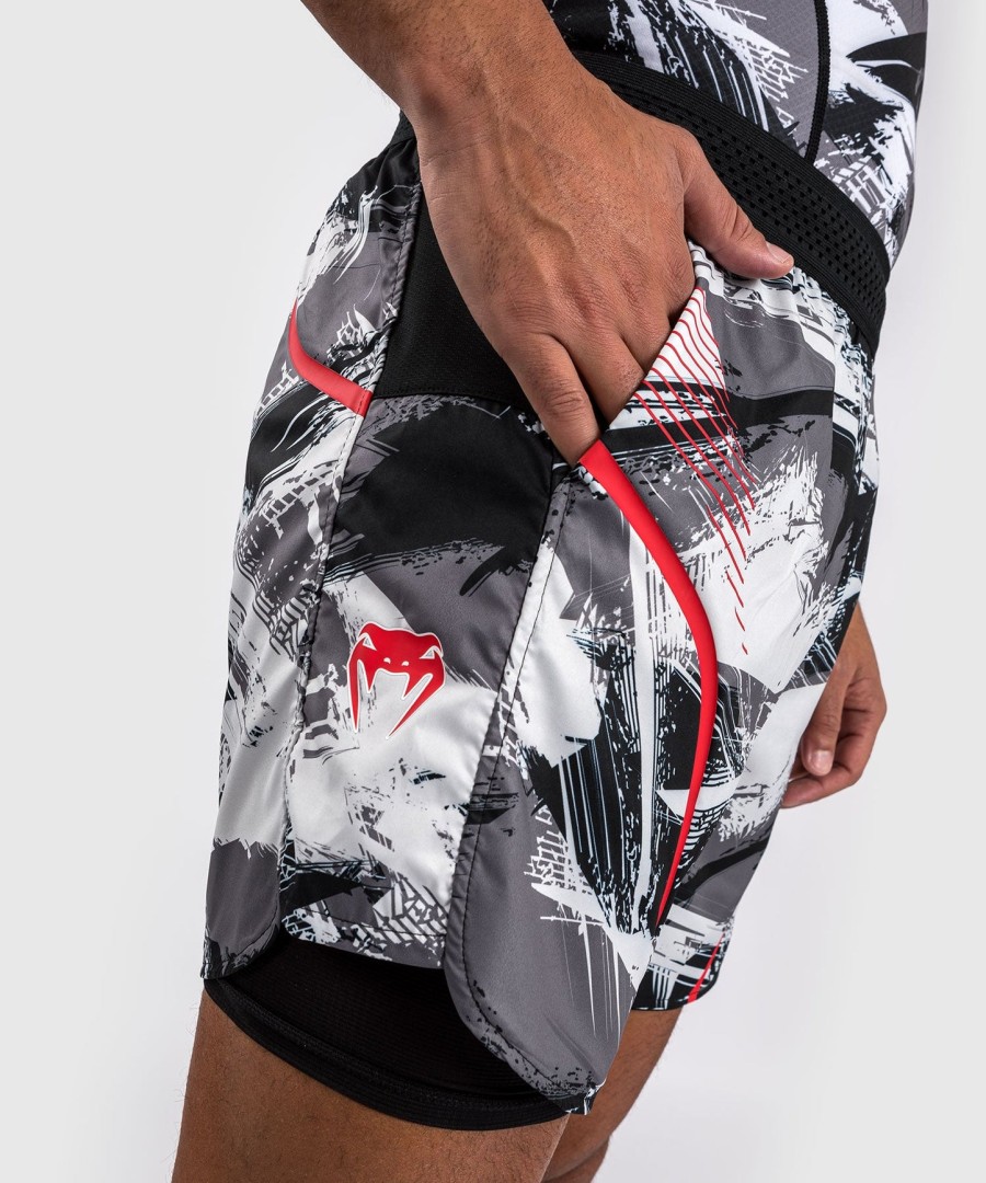 venum electron 3.0 treenishortsit - harmaapunainen