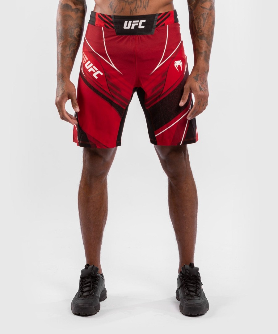 ufc venum authentic fight night miesten shortsit - pitkä lesti - punainen