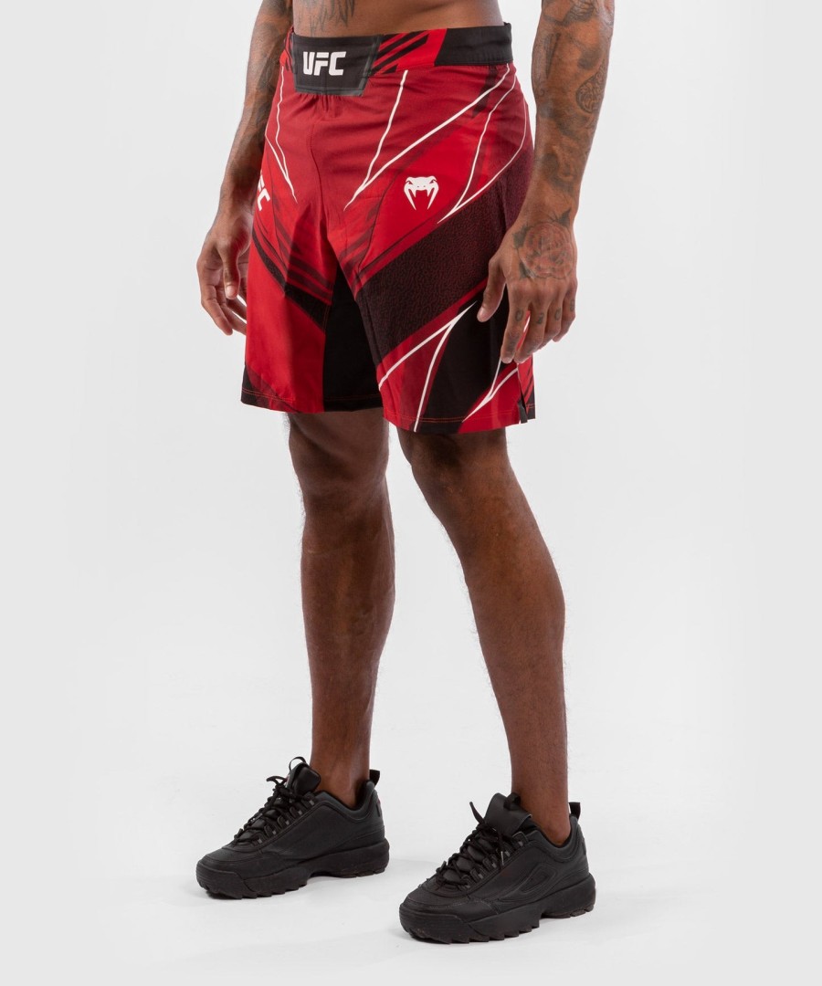 ufc venum authentic fight night miesten shortsit - pitkä lesti - punainen