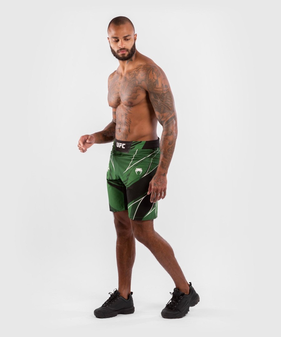 ufc venum authentic fight night miesten shortsit - pitkä lesti - vihreä