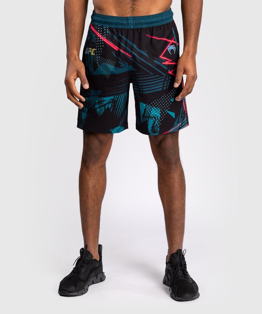 ufc fusion by venum miami edition fight week miesten shortsit - musta
