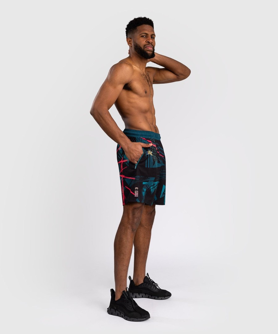 ufc fusion by venum miami edition fight week miesten shortsit - musta