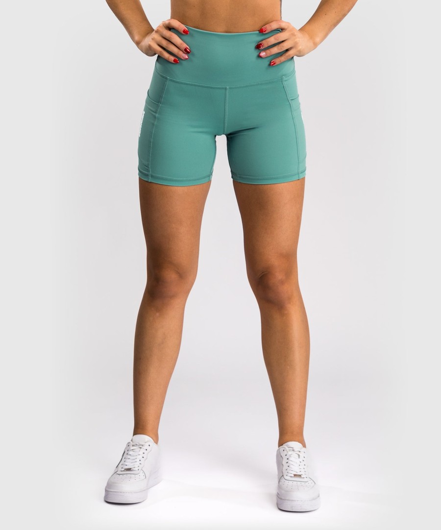 venum essential naisten pyöräilyshortsit - aqua green