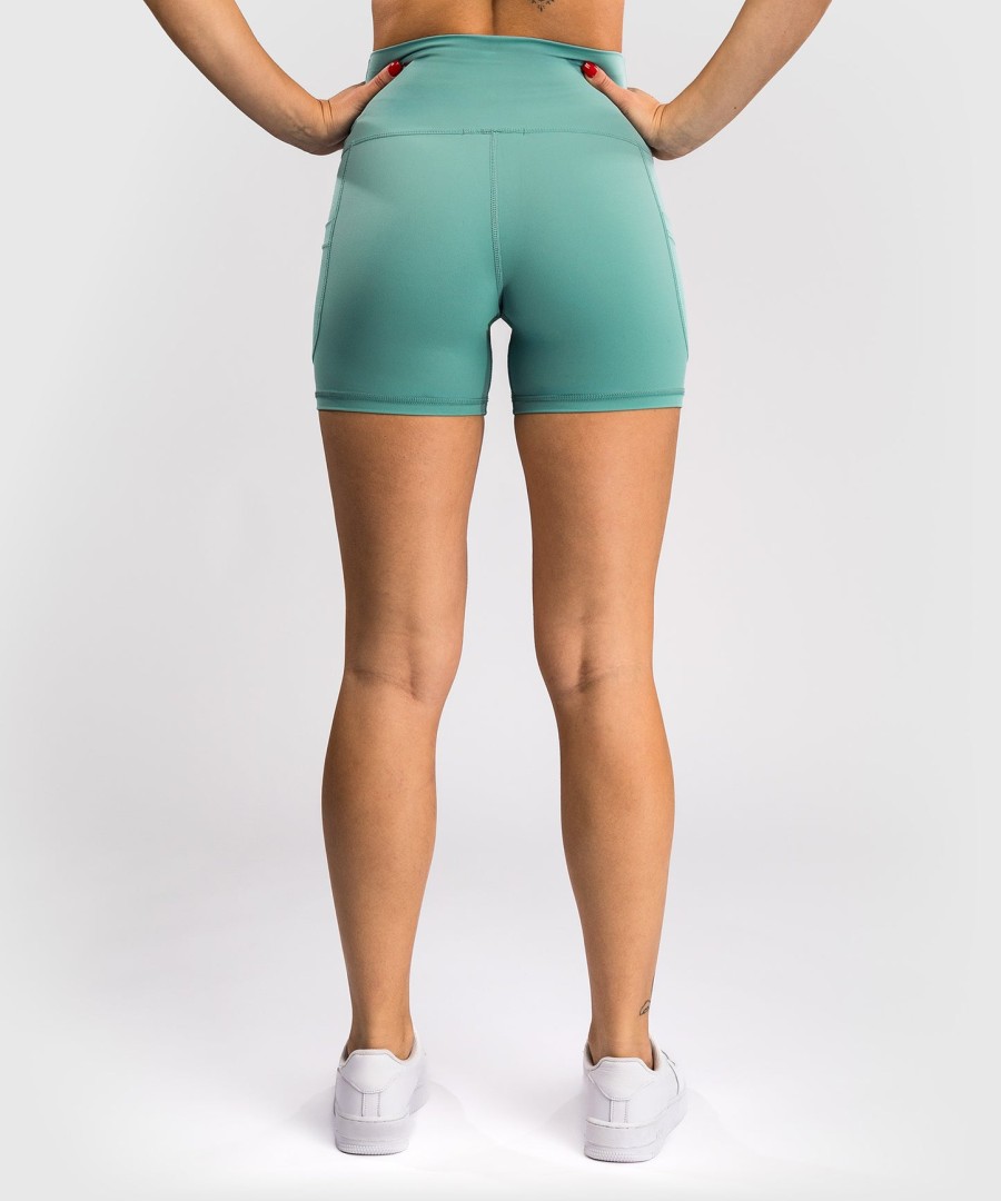 venum essential naisten pyöräilyshortsit - aqua green