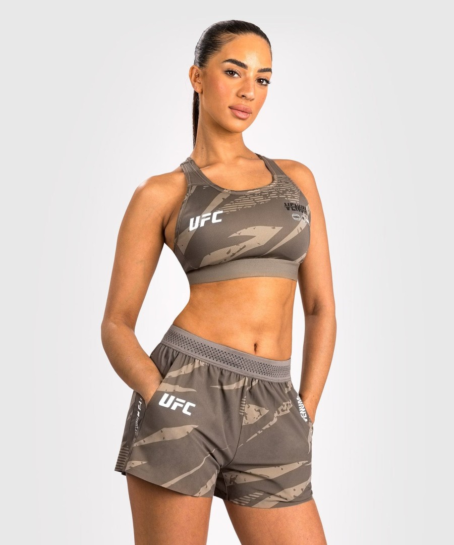 ufc adrenaline by venum fight week naisten shortsit - aavikkomaastokuvio