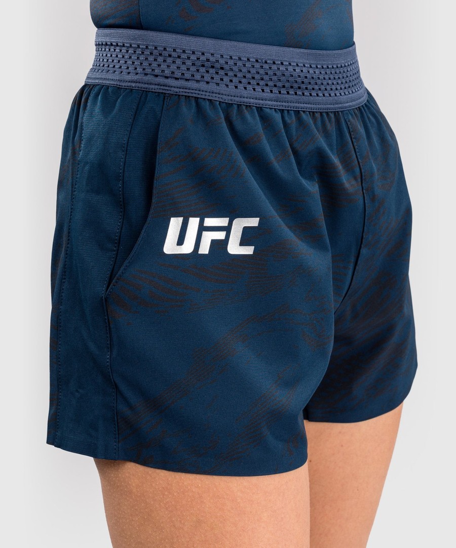 ufc fusion by venum fight week naisten shortsit - valtamerensininen